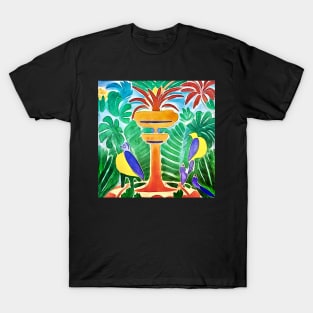 Fountain with birds-Matisse inspired T-Shirt